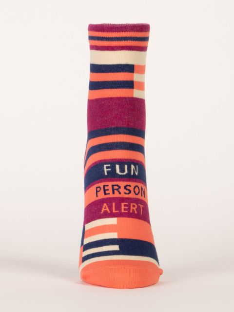 "Fun Person Alert" Ankle Socks | Women&