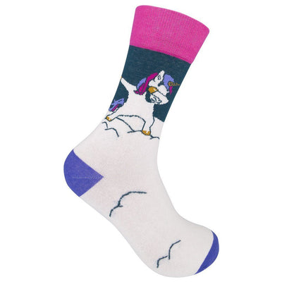 Funatic - Dabbing Unicorn Crew Socks | Men's / Women's - Knock Your Socks Off