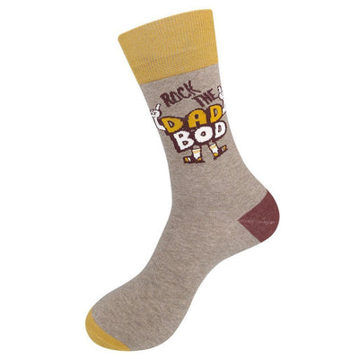 Funatic - Dad Bod Crew Socks | Men's / Women's - Knock Your Socks Off