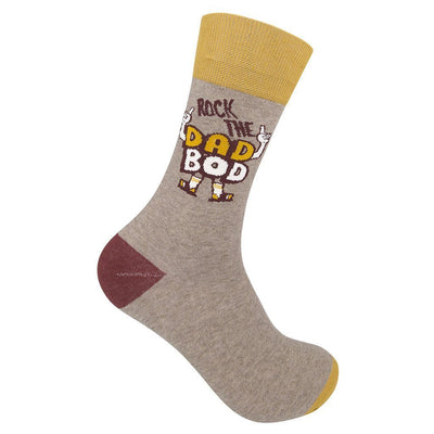 Funatic - Dad Bod Crew Socks | Men's / Women's - Knock Your Socks Off