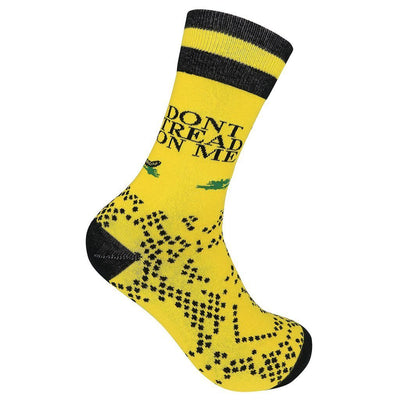 Funatic - Don't Tread on Me Crew Socks | Men's / Women's - Knock Your Socks Off