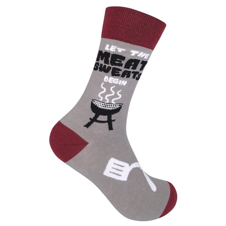 Funatic - Let The Meat Sweats Begin Crew Socks | Men&