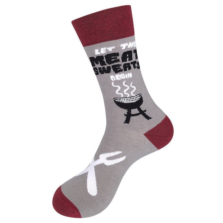 Funatic - Let The Meat Sweats Begin Crew Socks | Men&