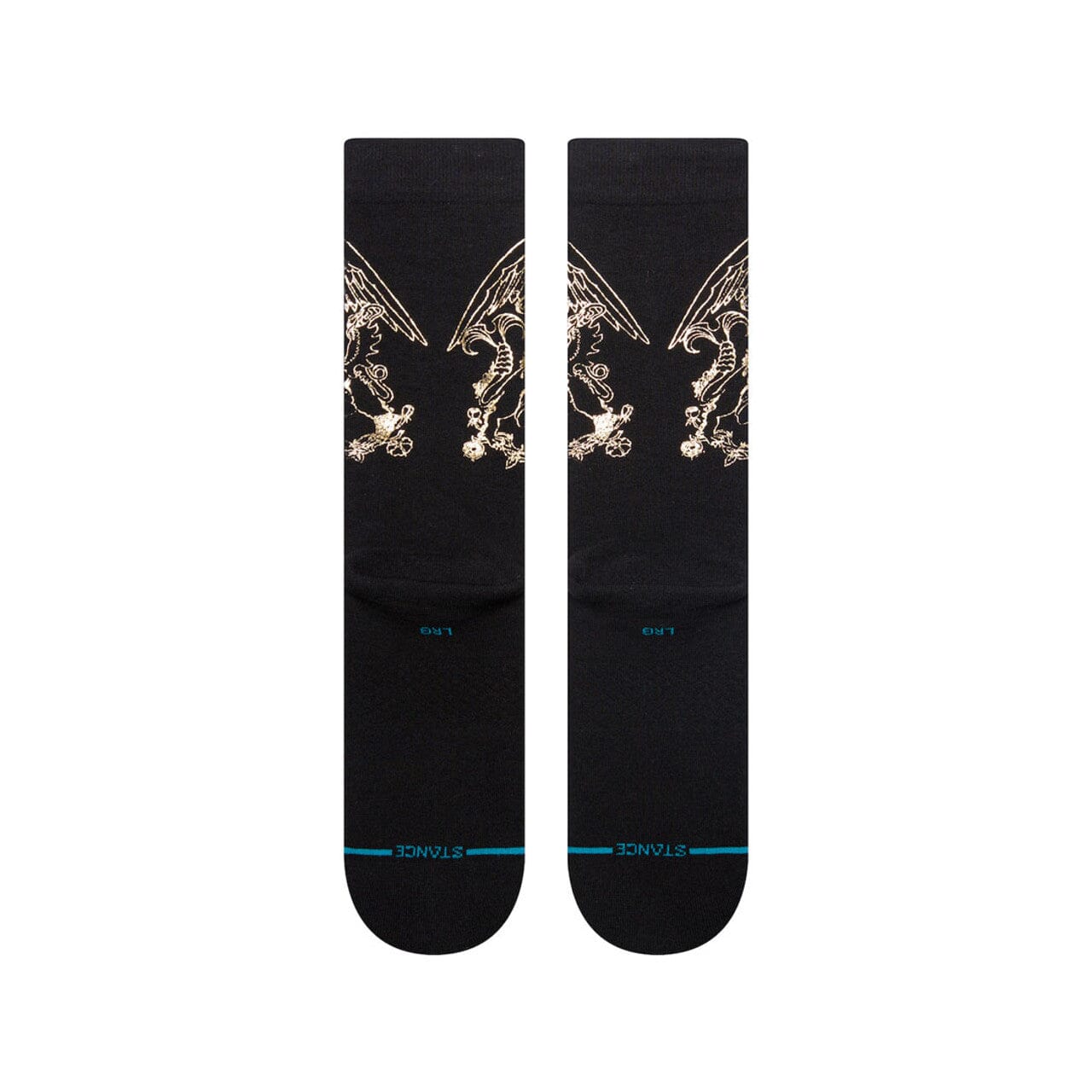 Golden Queen Crew Socks | Men's - Knock Your Socks Off