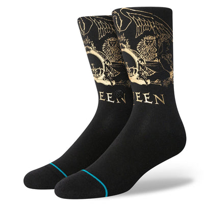 Golden Queen Crew Socks | Men's - Knock Your Socks Off