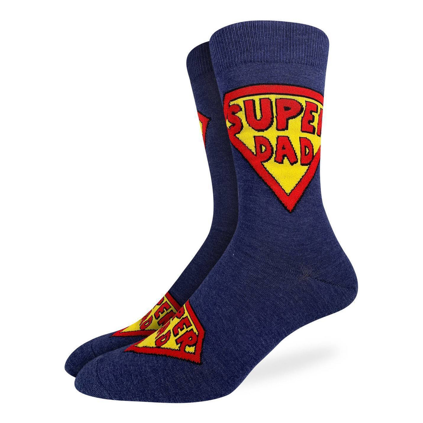 Good Luck Sock - Super Dad Crew Socks | Men's - Knock Your Socks Off