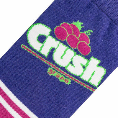Grape Crush Crew Socks | Men's - Knock Your Socks Off