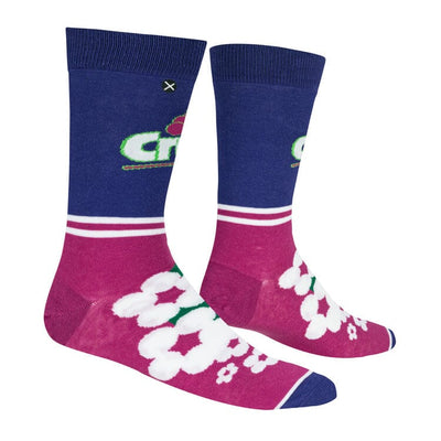 Grape Crush Crew Socks | Men's - Knock Your Socks Off