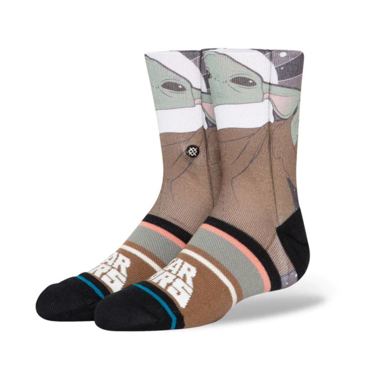 Grogu Kids By Jaz Crew Socks | Kids' - Knock Your Socks Off