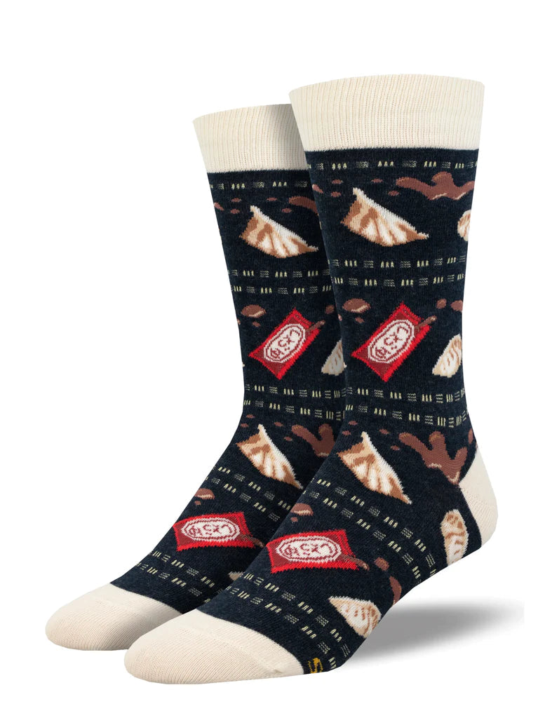 Gyoza Crew Socks | Men's - Knock Your Socks Off