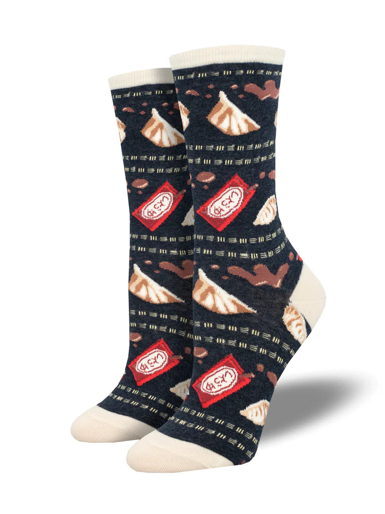 Gyoza Crew Socks | Women's - Knock Your Socks Off