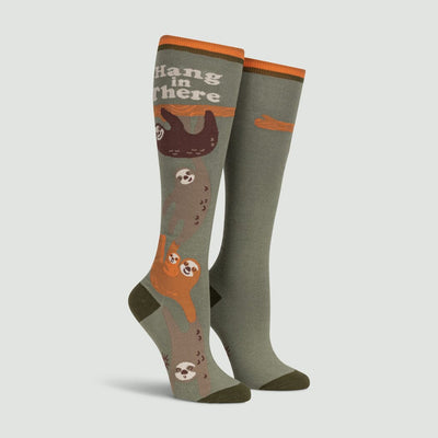 Hang in There Knee High Socks | Women's - Knock Your Socks Off