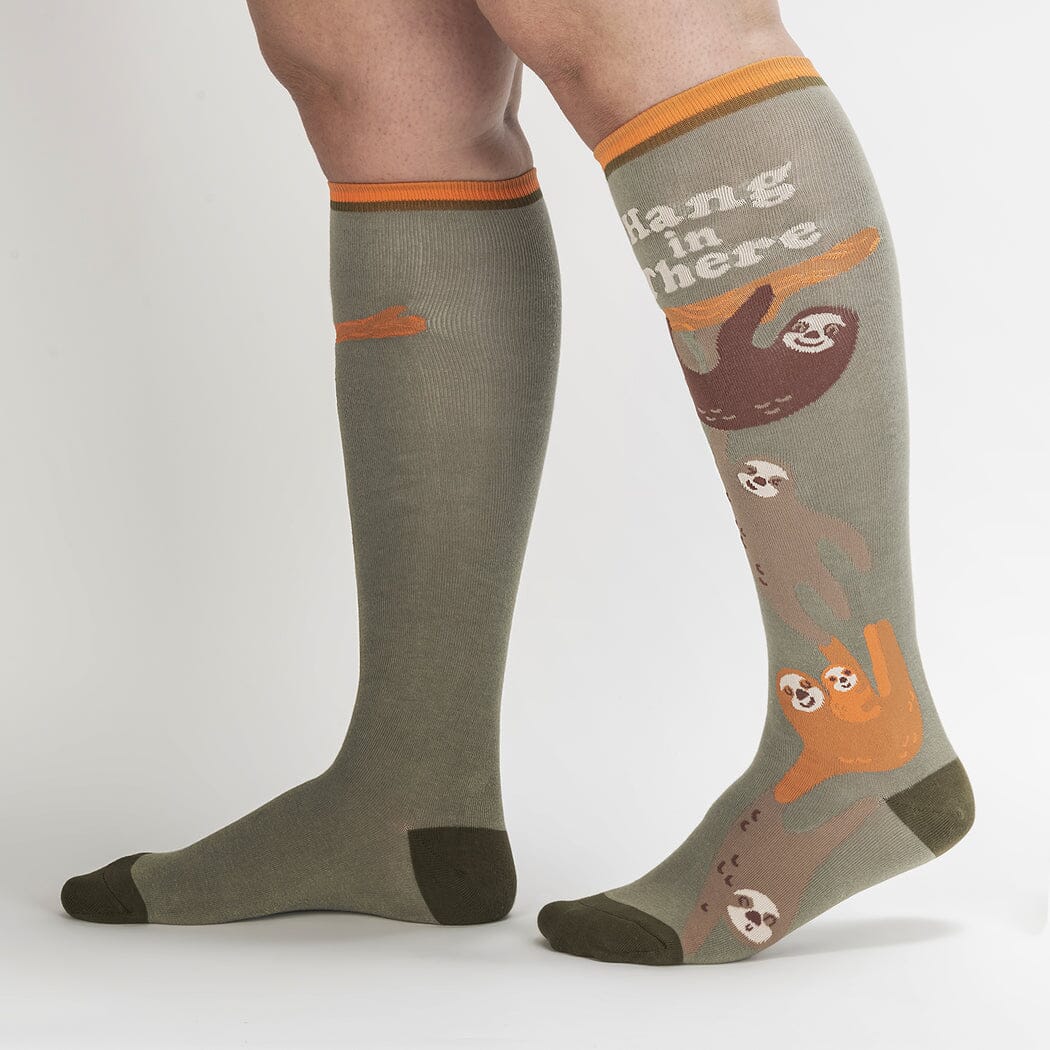Hang in There Knee High Socks | Women's - Knock Your Socks Off