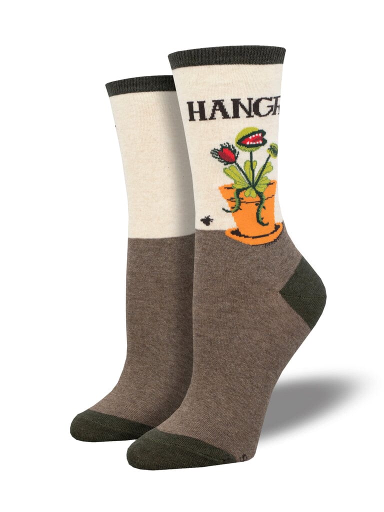 "Hangry" Crew Socks | Women's - Knock Your Socks Off