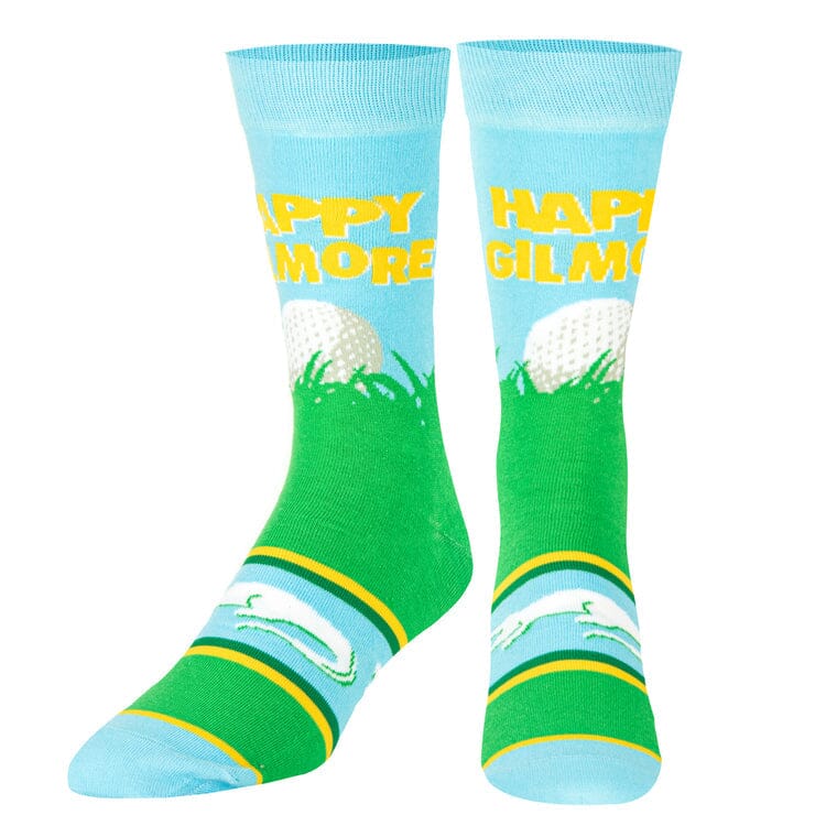 Happy In The Rough Crew Socks | Men's - Knock Your Socks Off