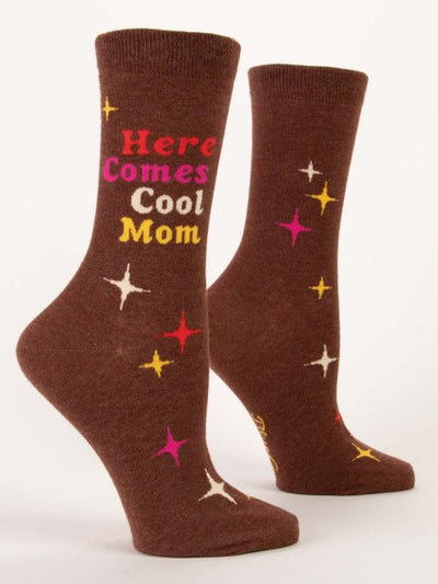 Here Comes Cool Mom Crew Socks | Women's - Knock Your Socks Off