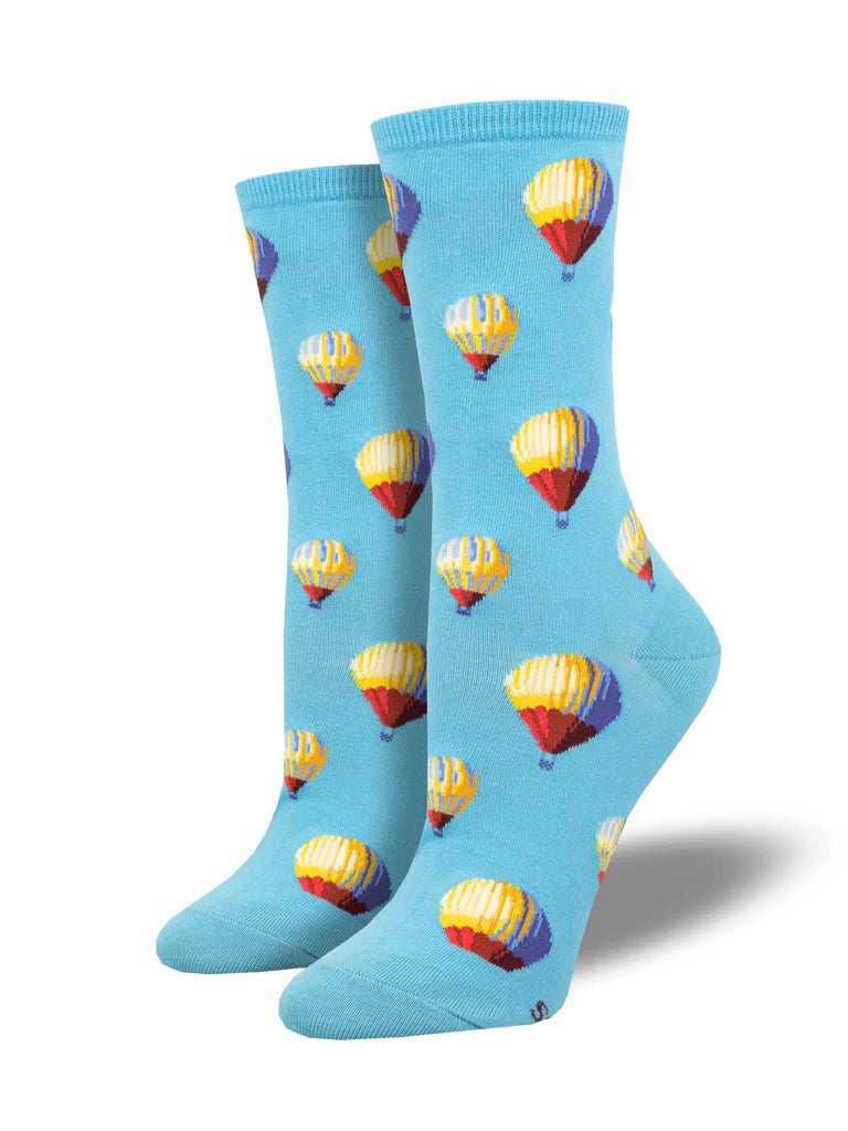 Hot Air Crew Socks | Women's - Knock Your Socks Off