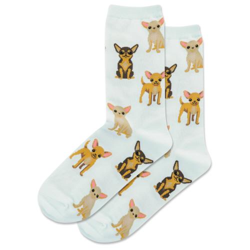 HOT SOX - Chihuahua Crew Socks | Women&