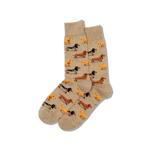 HOT SOX - Dachshunds Crew Socks | Men's - Knock Your Socks Off