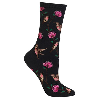 HOT SOX - Hummingbirds Crew Socks | Women's - Knock Your Socks Off