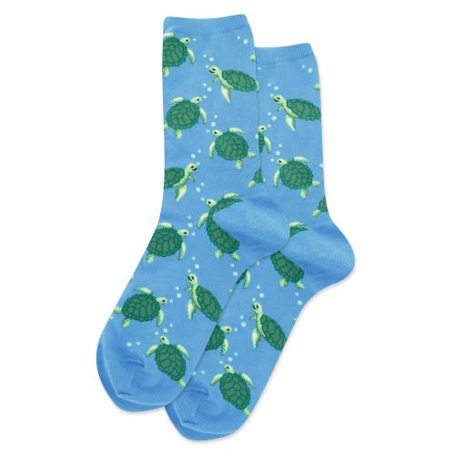 HOT SOX - Sea Turtles Crew Socks | Women&