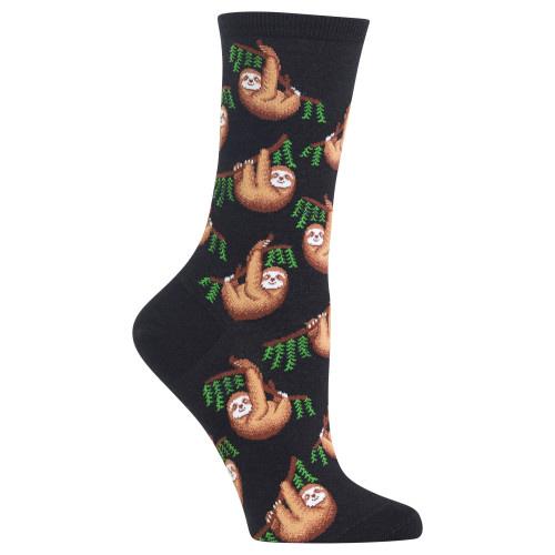 HOT SOX - Sloth Crew Socks | Women's - Knock Your Socks Off