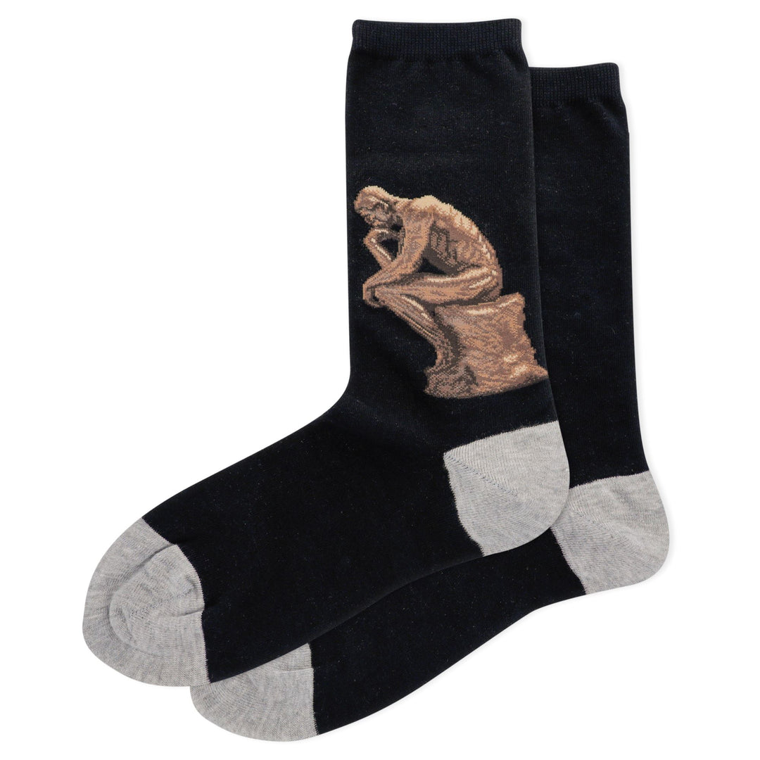 HOT SOX - The Thinker Crew Socks | Women's - Knock Your Socks Off