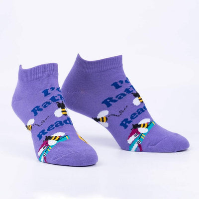 I'd Rather Bee Reading Ankle Socks | Women's - Knock Your Socks Off