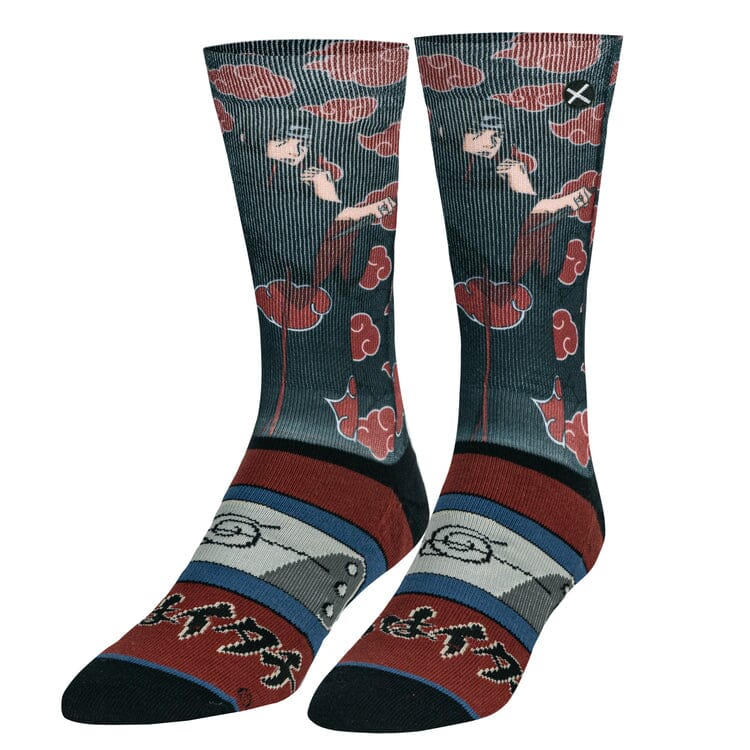 Itachi Headband Crew Socks | Men's - Knock Your Socks Off