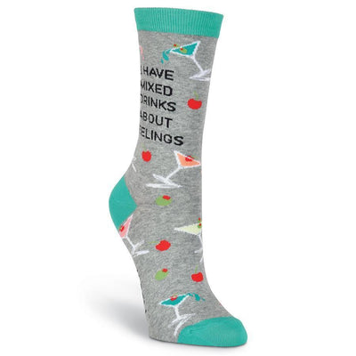 K. Bell - Mixed Drinks Crew Socks | Women's - Knock Your Socks Off