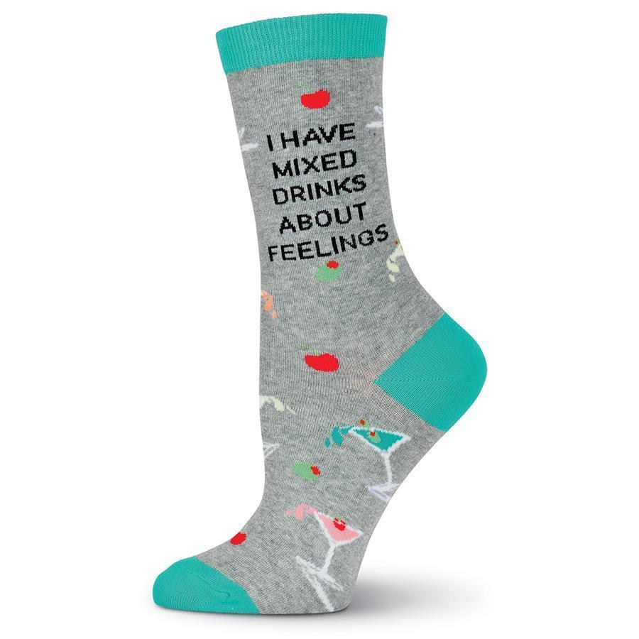 K. Bell - Mixed Drinks Crew Socks | Women's - Knock Your Socks Off