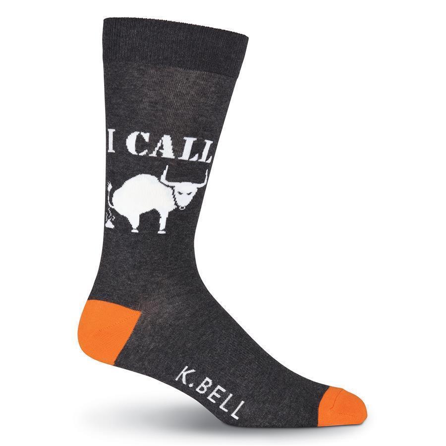 K.Bell - Bull Crew Socks | Men's - Knock Your Socks Off