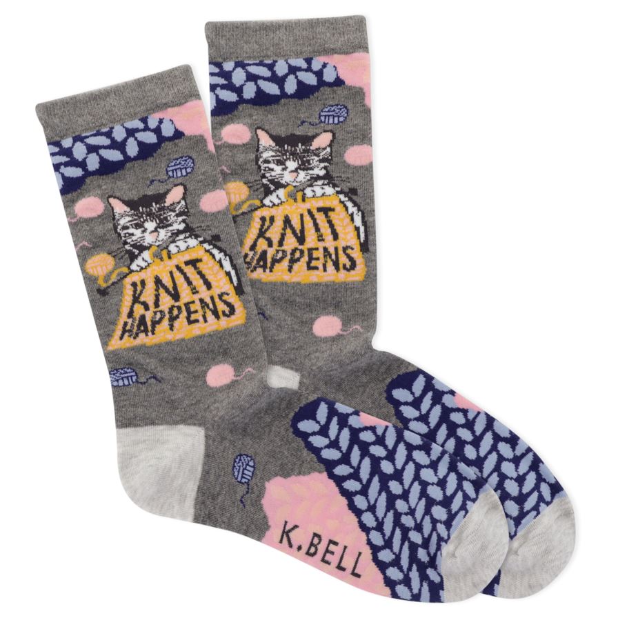 K.Bell - Knit Happens Crew Socks | Women's - Knock Your Socks Off