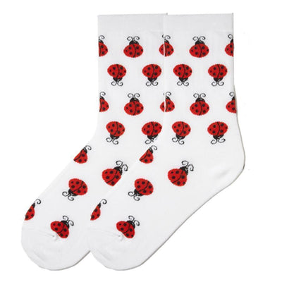 K.Bell - Large Ladybugs Crew Socks | Women's - Knock Your Socks Off