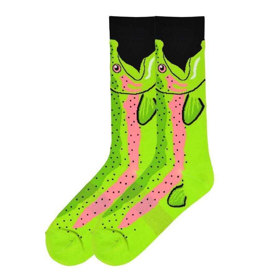 K.Bell - Leg Eater Trout Crew Socks | Men's - Knock Your Socks Off