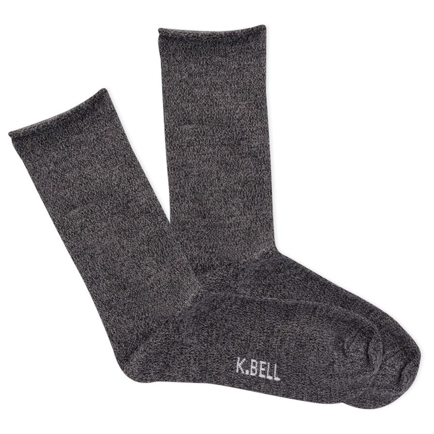 K.Bell - Marl Roll Top Crew Socks | Women's - Knock Your Socks Off