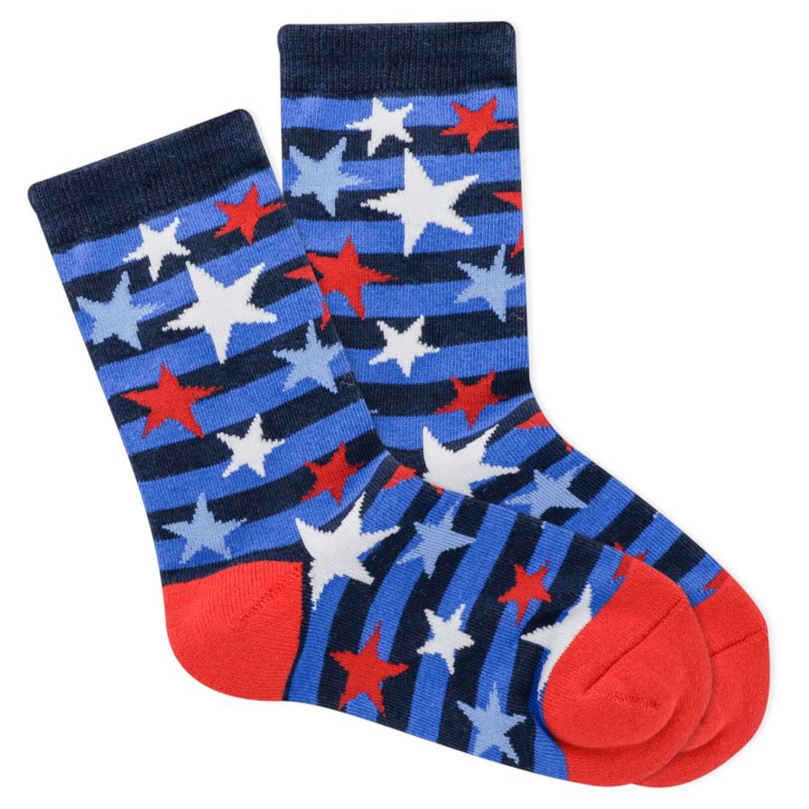 K.Bell - Stars & Stripes Crew Socks | Kids' - Knock Your Socks Off