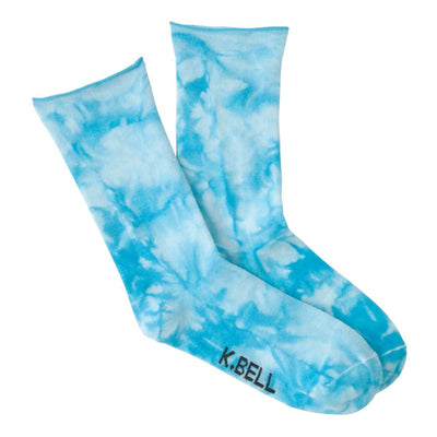 K.Bell - Tie Dye Roll Top Crew Socks | Women's - Knock Your Socks Off