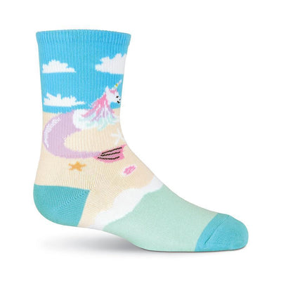 K.Bell - Unicorn Mermaid Crew Socks | Kids' - Knock Your Socks Off