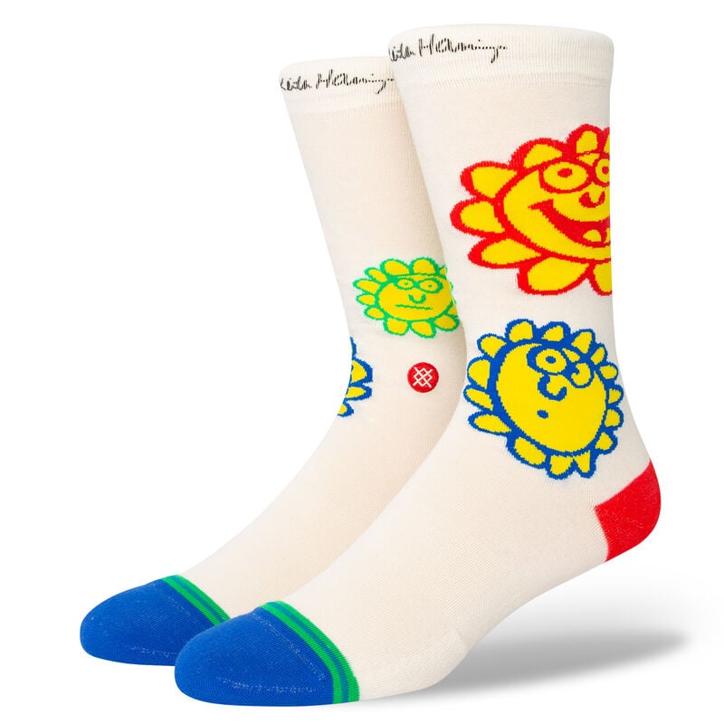 Keith Haring "Happy Fields" Crew Socks | Men&
