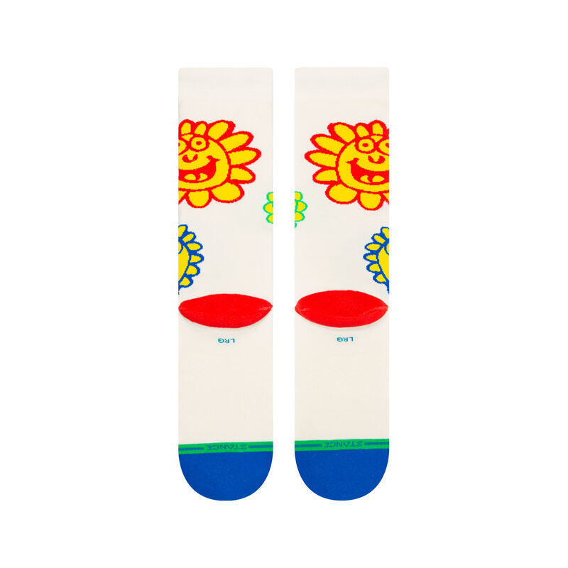 Keith Haring "Happy Fields" Crew Socks | Women's - Knock Your Socks Off