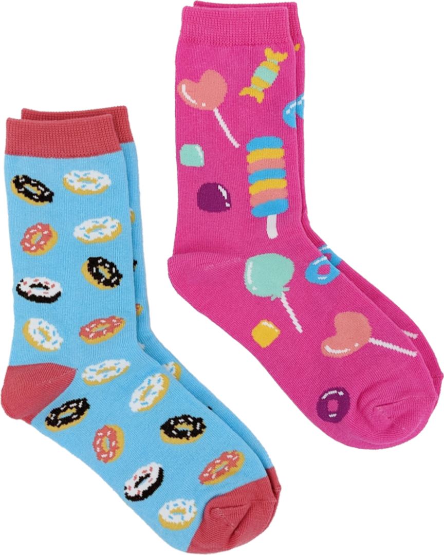 Kids Candy 2-Pack Crew Socks | Kids' - Knock Your Socks Off