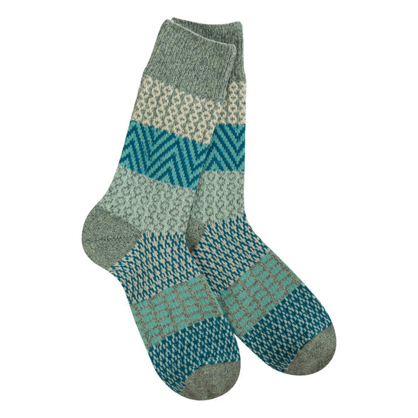 Lagoon Gallery Crew Socks | Women's - Knock Your Socks Off