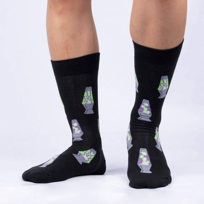 Lava My Life Crew Socks | Men's - Knock Your Socks Off