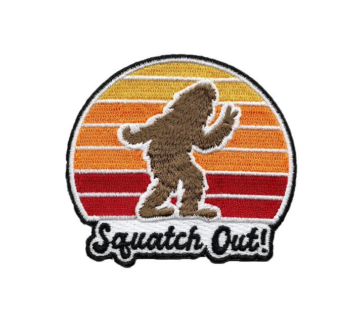 LBR - Squatch Out Embroidered Patch - Knock Your Socks Off