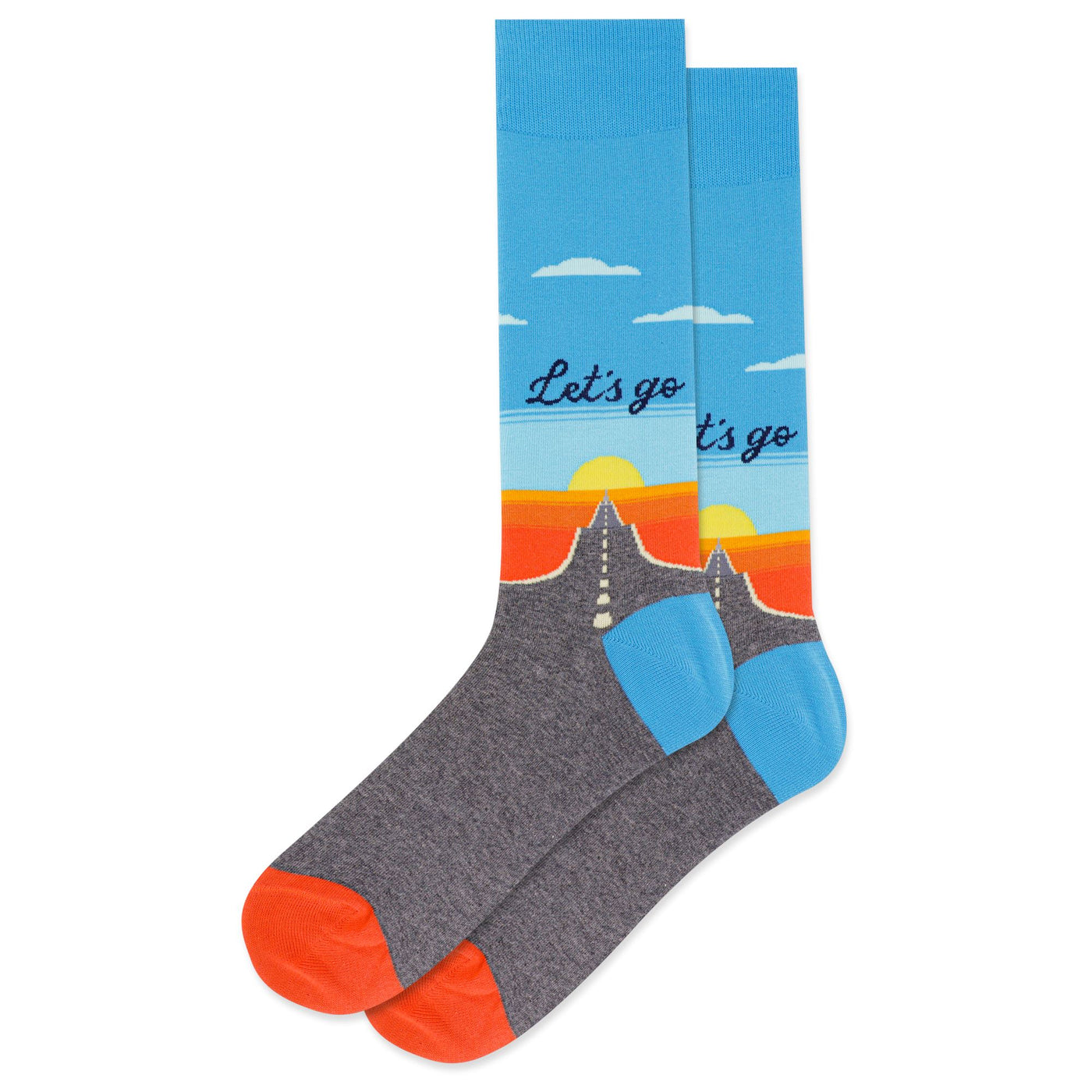 Let's Go Crew Socks | Men's - Knock Your Socks Off