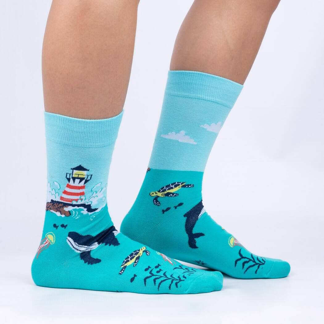 Light Up My Life Crew Socks | Men's - Knock Your Socks Off