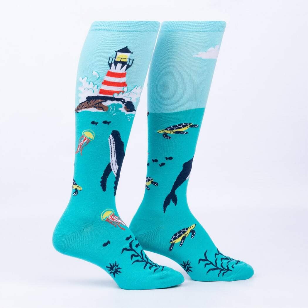 Light Up My Life Knee High Socks | Women's - Knock Your Socks Off