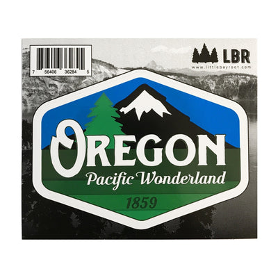 Little Bay Root - Oregon Pacific Wonderland 1859 Vintage Sticker - Knock Your Socks Off