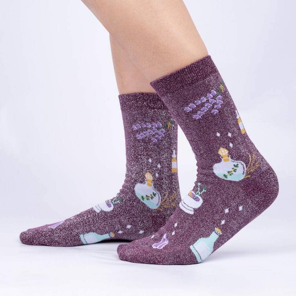 Lotions and Potions Crew Socks | Women's - Knock Your Socks Off